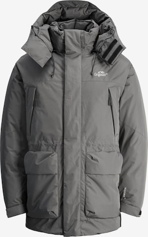 Parka d’hiver 'JORKANI' JACK & JONES en gris : devant