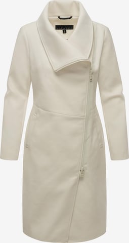 Manteau mi-saison 'Samtrose' NAVAHOO en blanc : devant