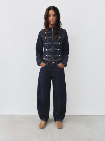Pull&Bear Barrel Jeans in Blau
