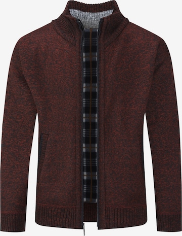 Youthup Knit Cardigan in Red: front