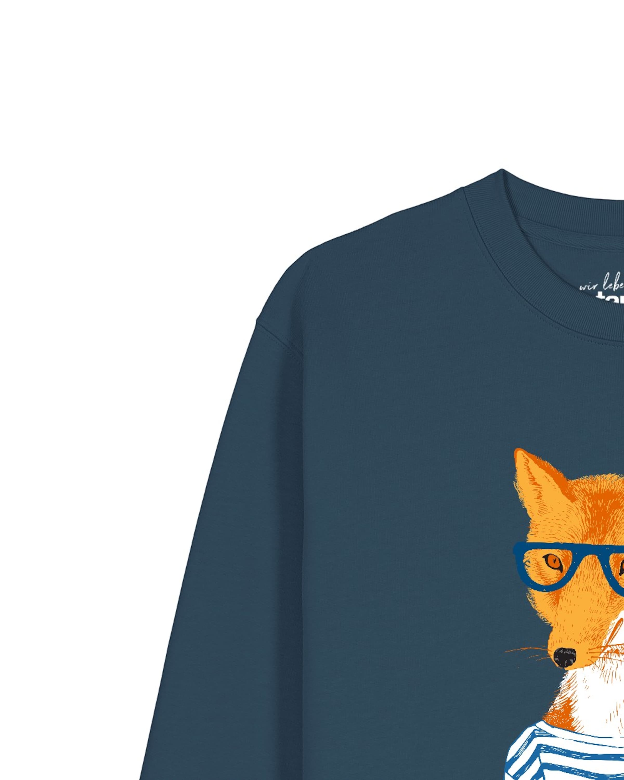 Watapparel Sweatshirt 'Fuchs' in Groen
