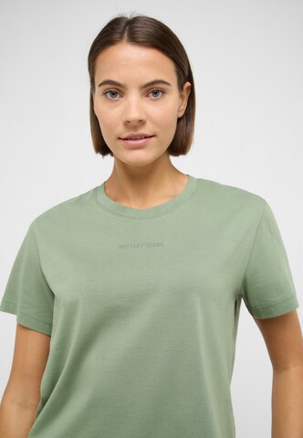 MUSTANG Shirt ' Style Floris ' in Green