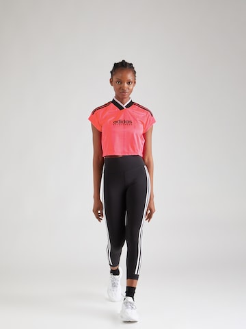 T-shirt fonctionnel 'TIRO Q2' ADIDAS SPORTSWEAR en rose