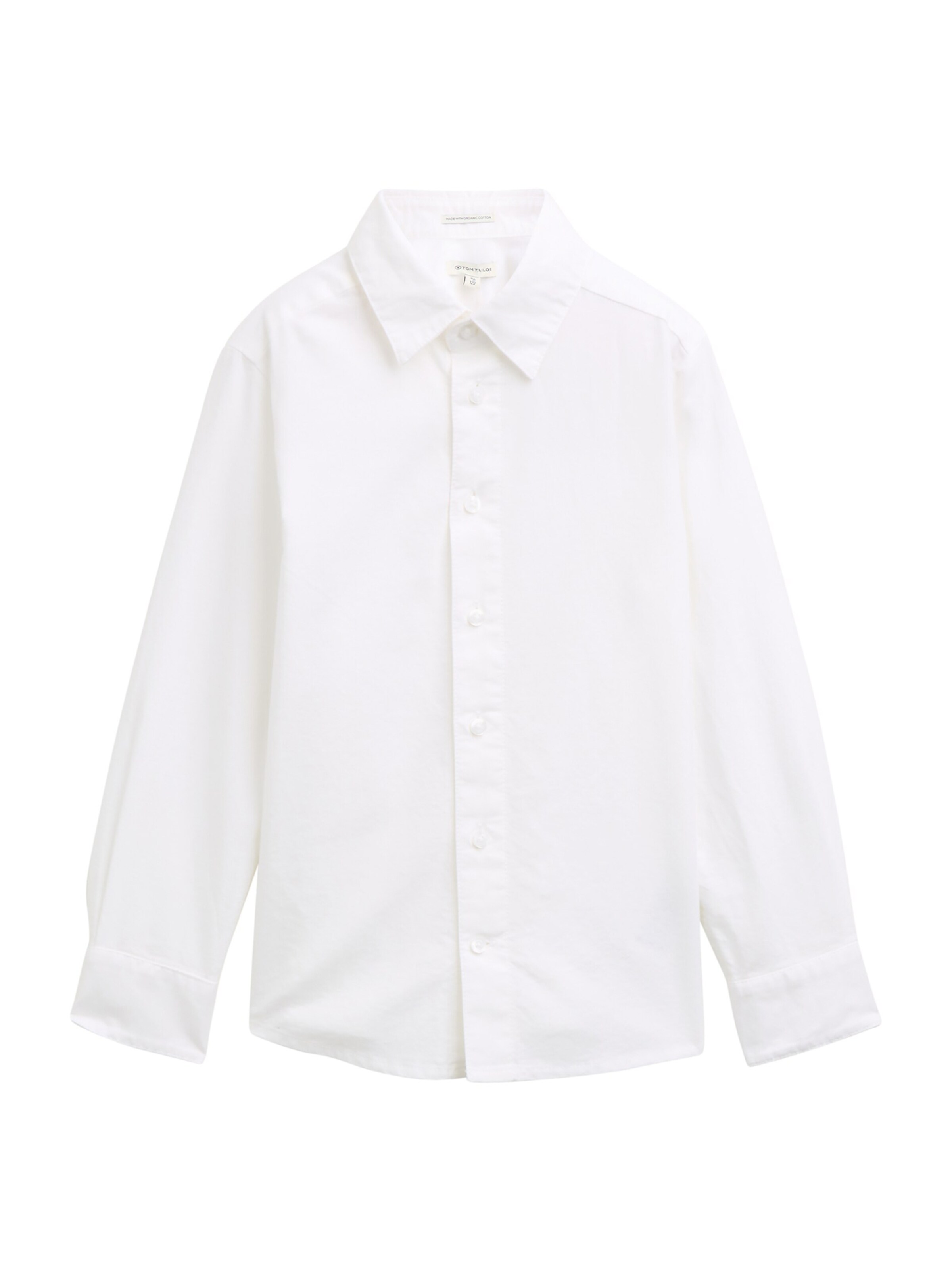 TOM TAILOR Regular fit Overhemd in Wit: voorkant