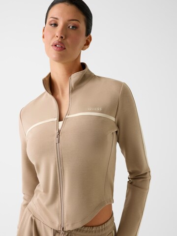 GUESS Knit Cardigan in Brown