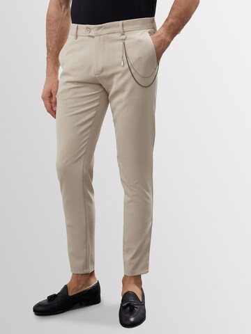 Antioch Slim fit Trousers 'Walter' in Beige