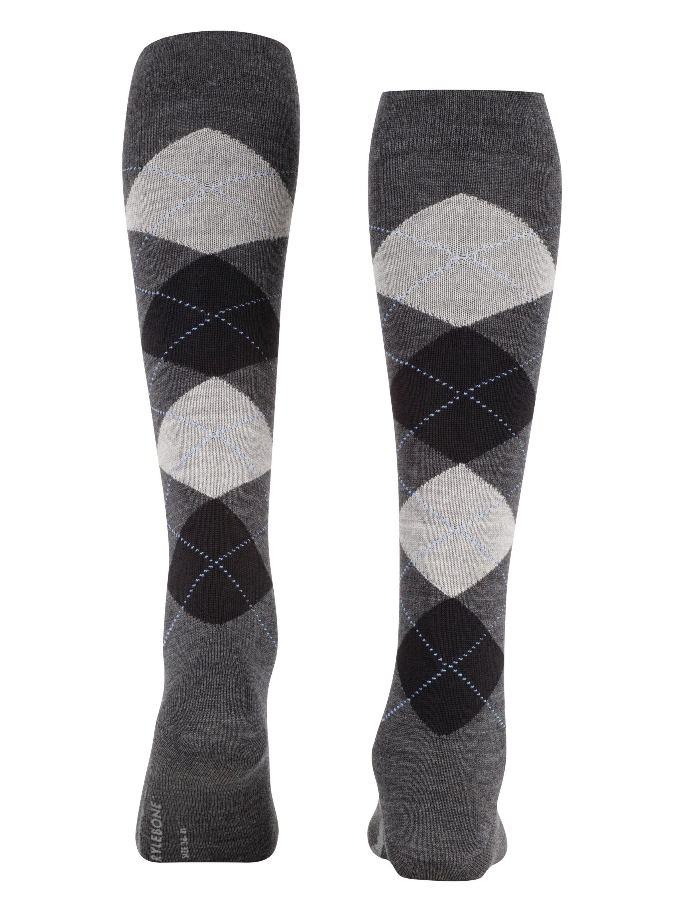 BURLINGTON Overknee Strümpfe 'Marylebone'‌ in Grau