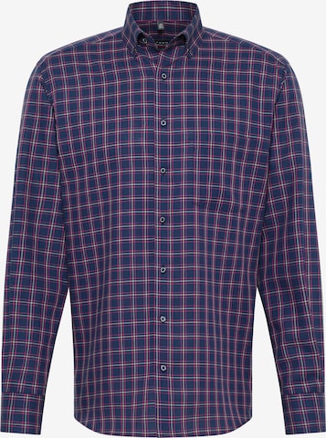 ETERNA Regular fit Button Up Shirt in Blue: front