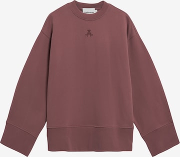 Sweat-shirt ARMEDANGELS en violet : devant
