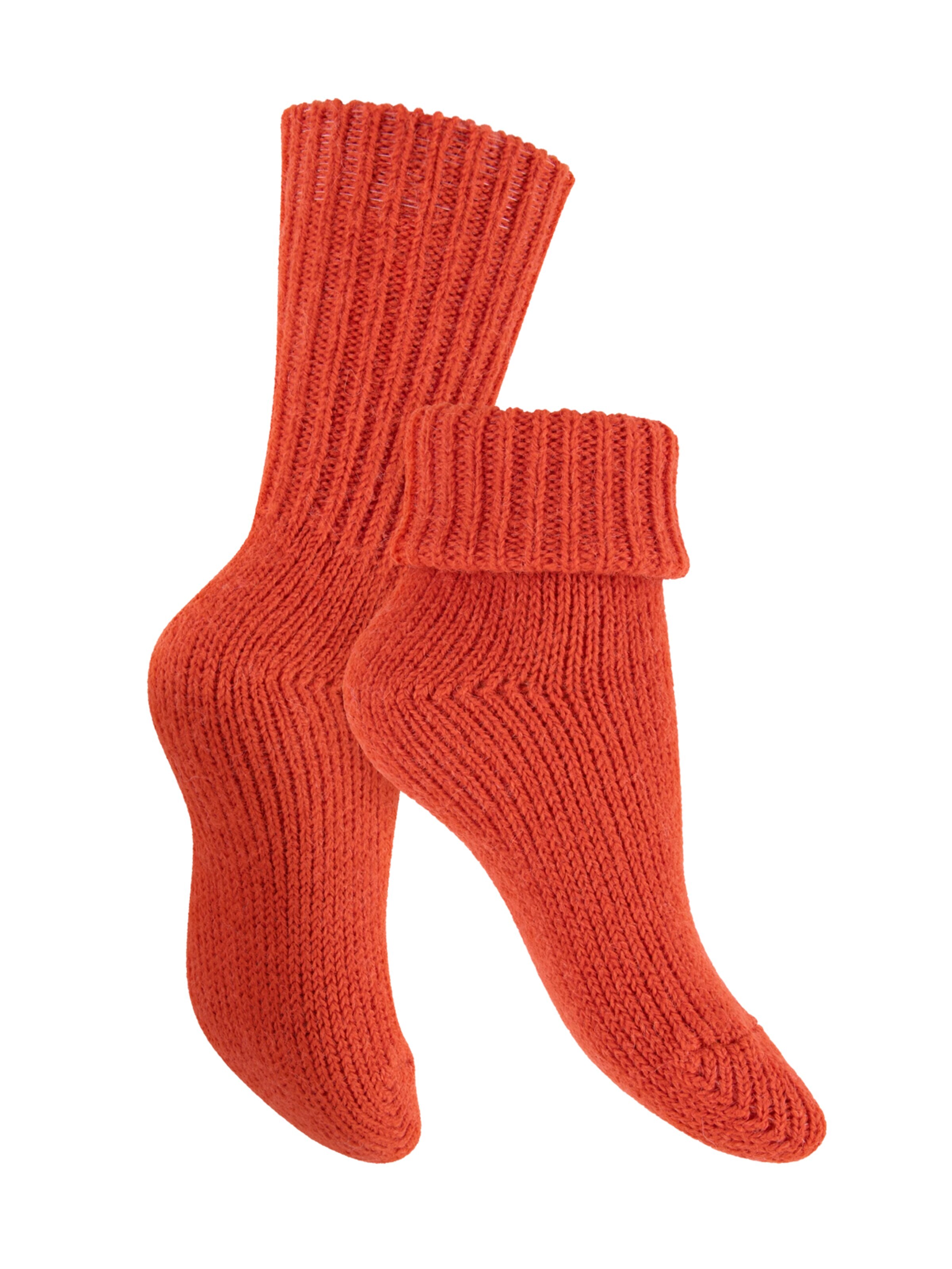 celodoro Socks 'Mouline' in Red: front