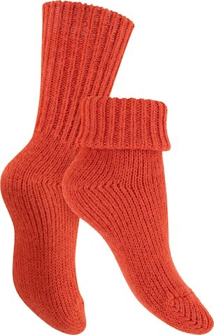 celodoro Socks 'Mouline' in Red: front