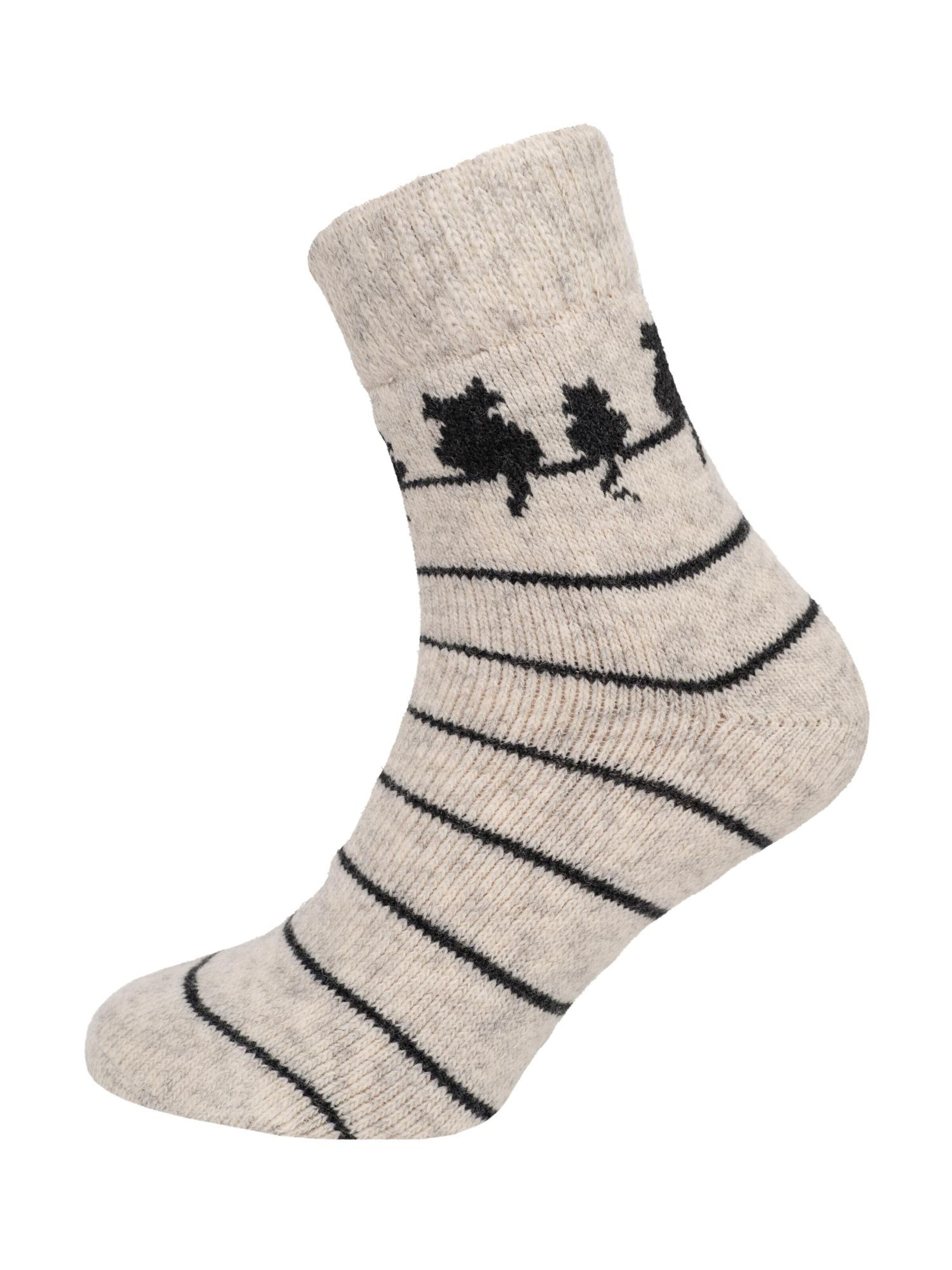 HomeOfSocks Socks 'HOS8013' in Beige: front