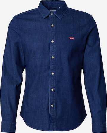 LEVI'S ® Рубашка 'Battery Housemark Slim Fit Shirt' в Синий: спереди