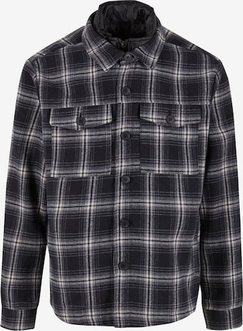 INDICODE JEANS Přechodná bunda 'Benito' – černá: přední strana