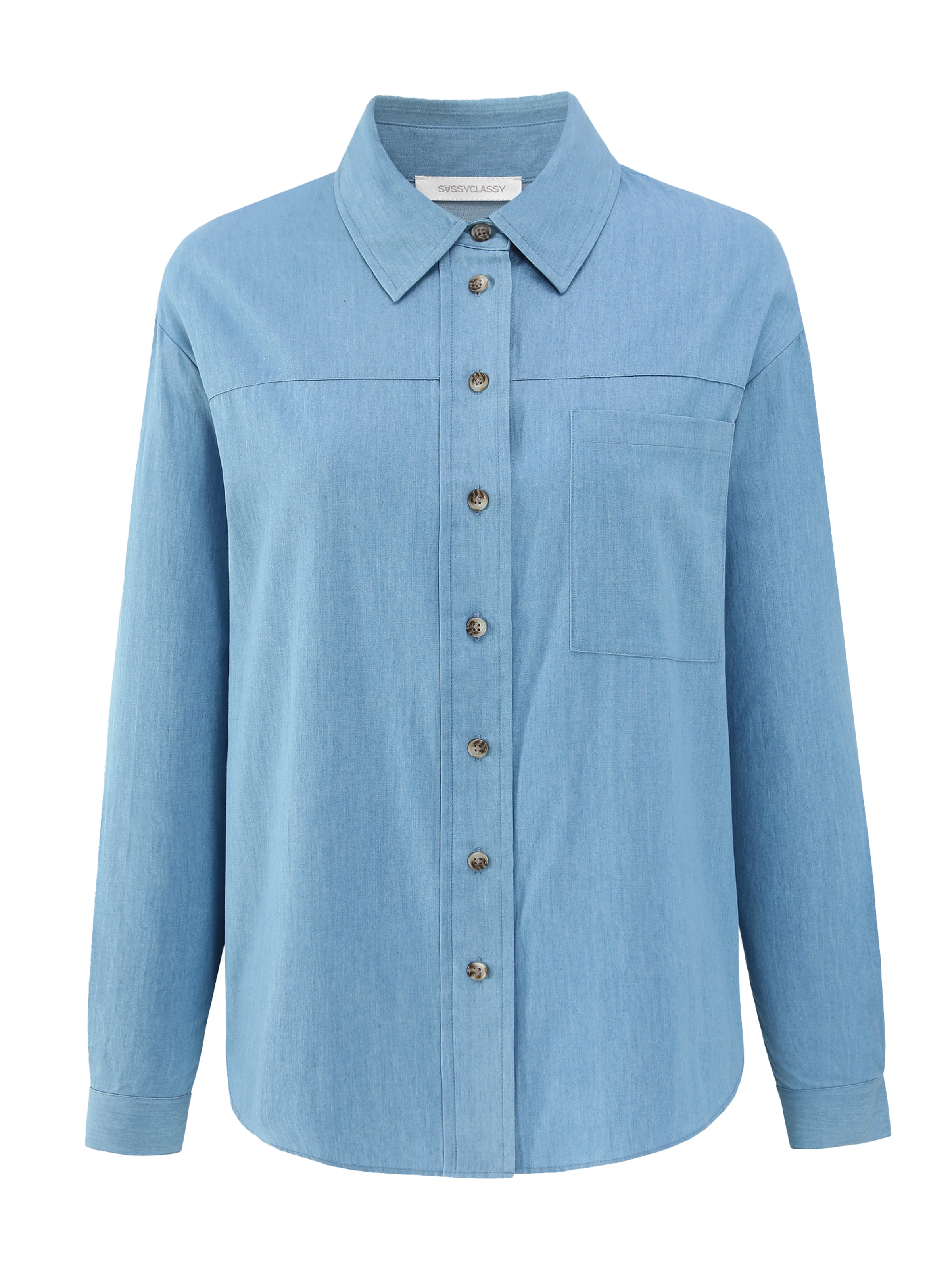 SASSYCLASSY Blouse in Blue, Item view