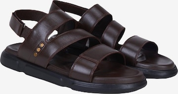 Desa Sandals 'Sandalen' in Brown: front