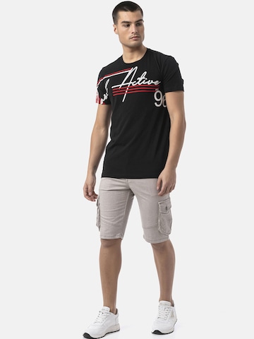 CIPO & BAXX T-Shirt 'CT796' in Regular Fit in Schwarz