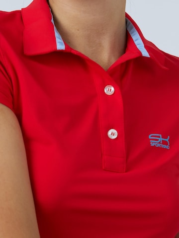 SPORTKIND Funktionsshirt 'Poloshirt'‌‌‌‌‌‌‌ in Rot