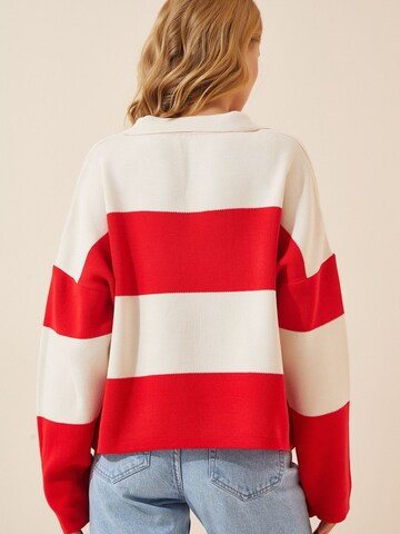 Pull-over Happiness İstanbul en rouge
