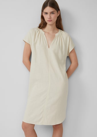 Robe-chemise s.Oliver en beige : devant