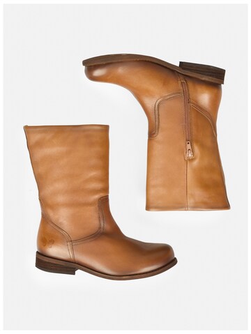 Felmini Wide Fit Boots 'Oderg W102' in Brown