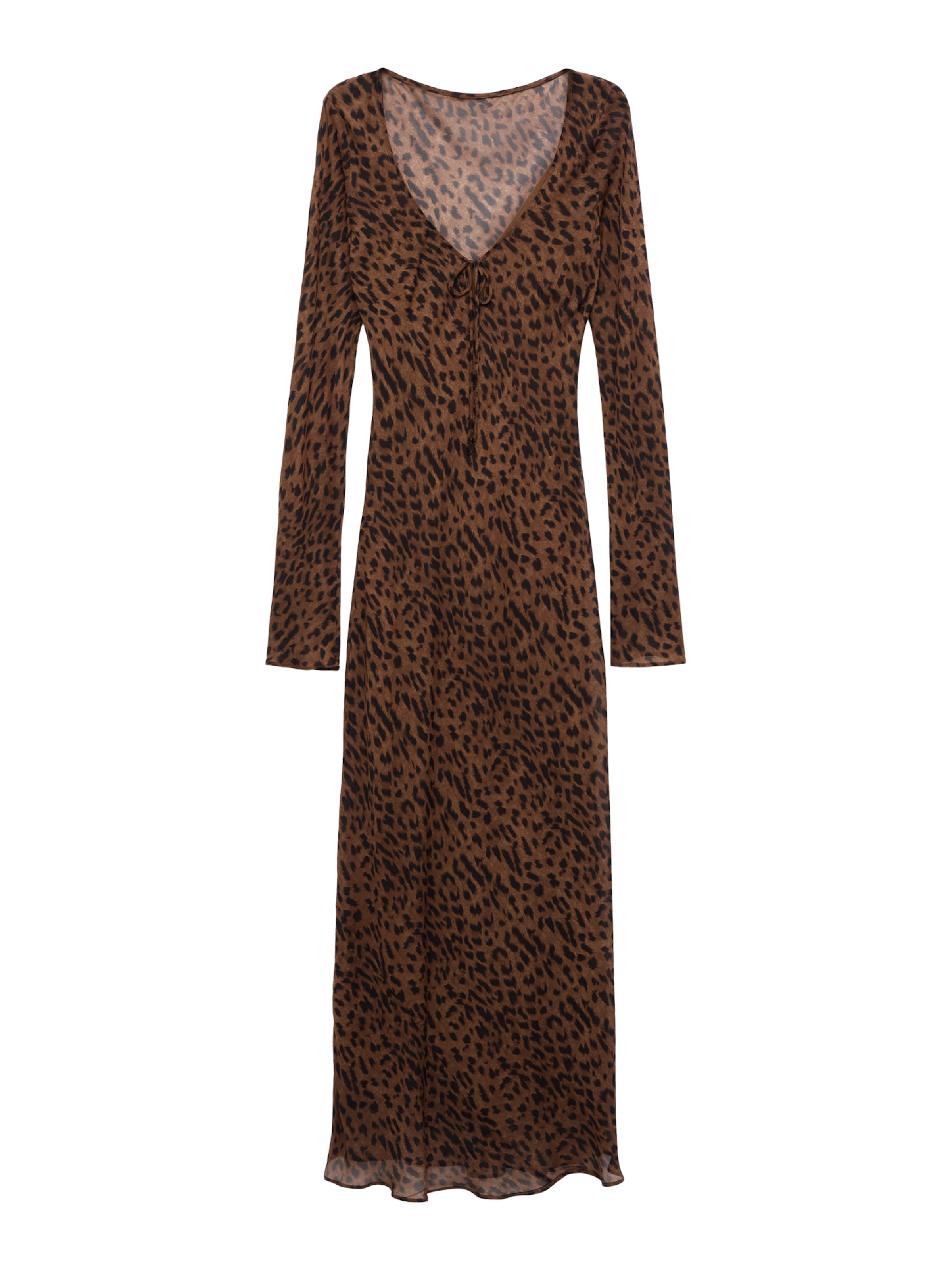 MANGO Klänning 'Valeria' i karamell / svart, Produktvy