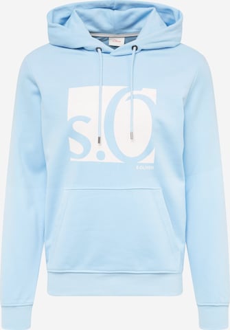 s.Oliver Sweatshirt i blå: forside