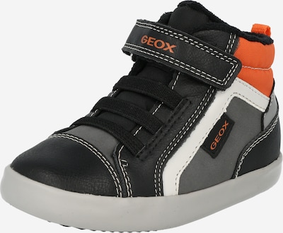 GEOX Sneaker 'GISLI' in grau / orange / schwarz, Produktansicht