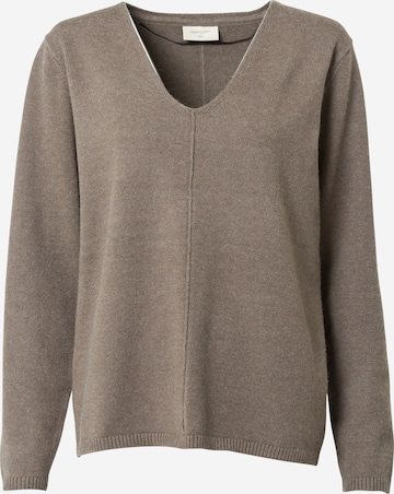 Freequent Pullover 'LAURA' i brun: forside