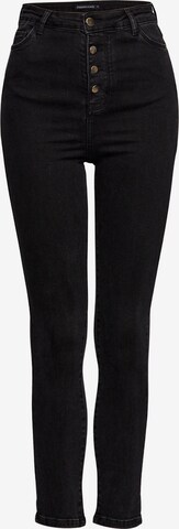 FRESHLIONS Skinny Jeans 'Ramona' in Zwart: voorkant