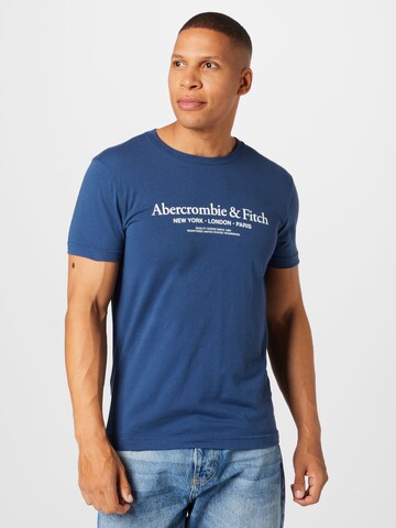 Abercrombie & Fitch Shirt in Blauw: voorkant