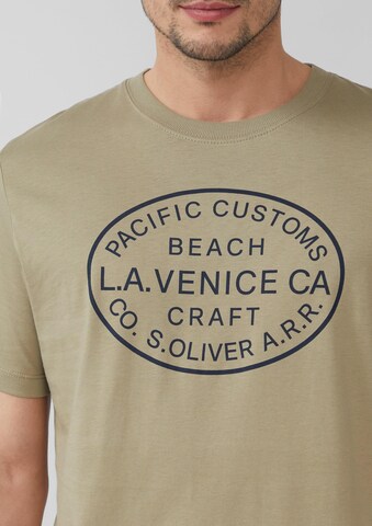 s.Oliver T-Shirt in Grün