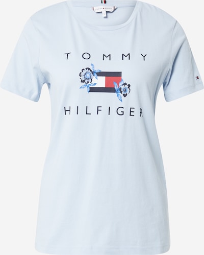 TOMMY HILFIGER Koszulka w kolorze atramentowy / jasnoniebieski / grenadynowy / białym, Podgląd produktu