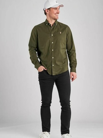 Coupe regular Chemise 'Calvert' U.S. POLO ASSN. en vert
