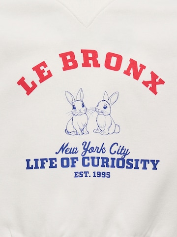 Sweat-shirt 'Betina' ONLY GIRLS en blanc