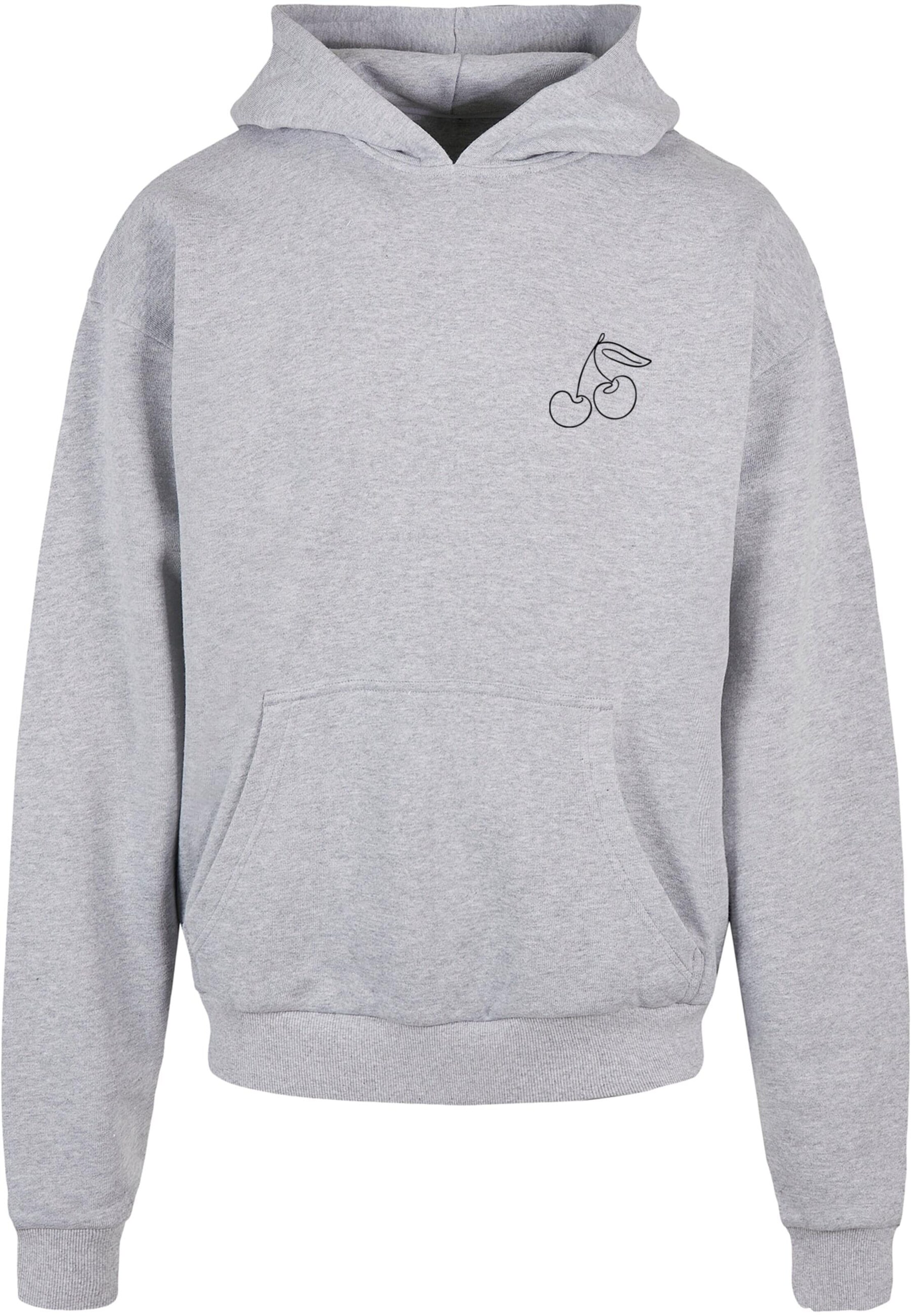 Sweat-shirt 'Cherry' Merchcode en gris : devant