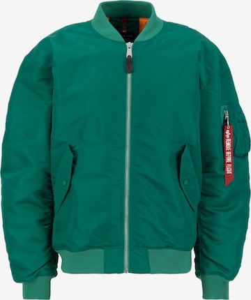 Veste mi-saison ALPHA INDUSTRIES en vert : devant