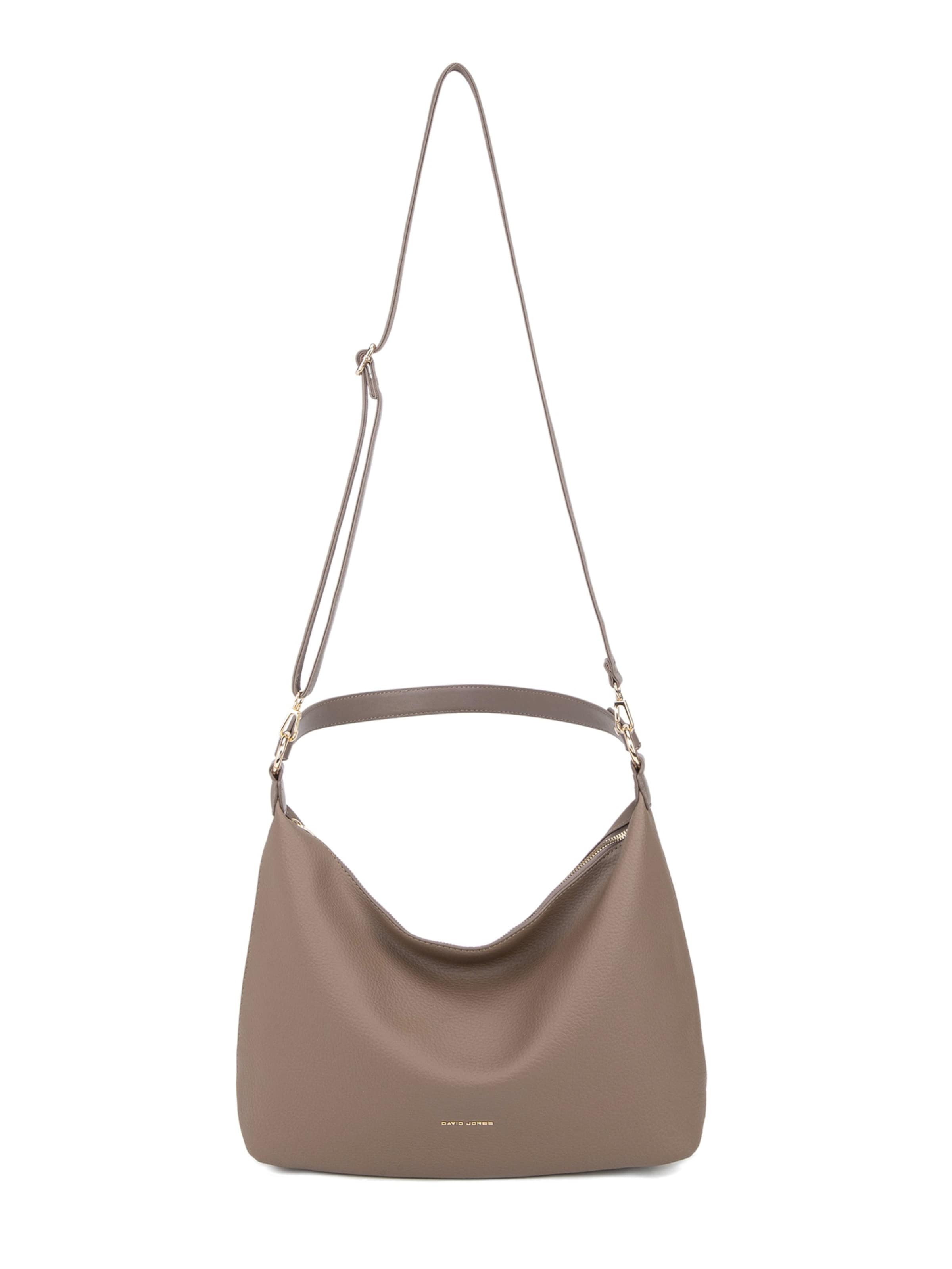 David Jones Shoulder Bag in Grey: front