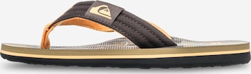 Chaussures ouvertes 'Molokai Layback' QUIKSILVER en noir : devant