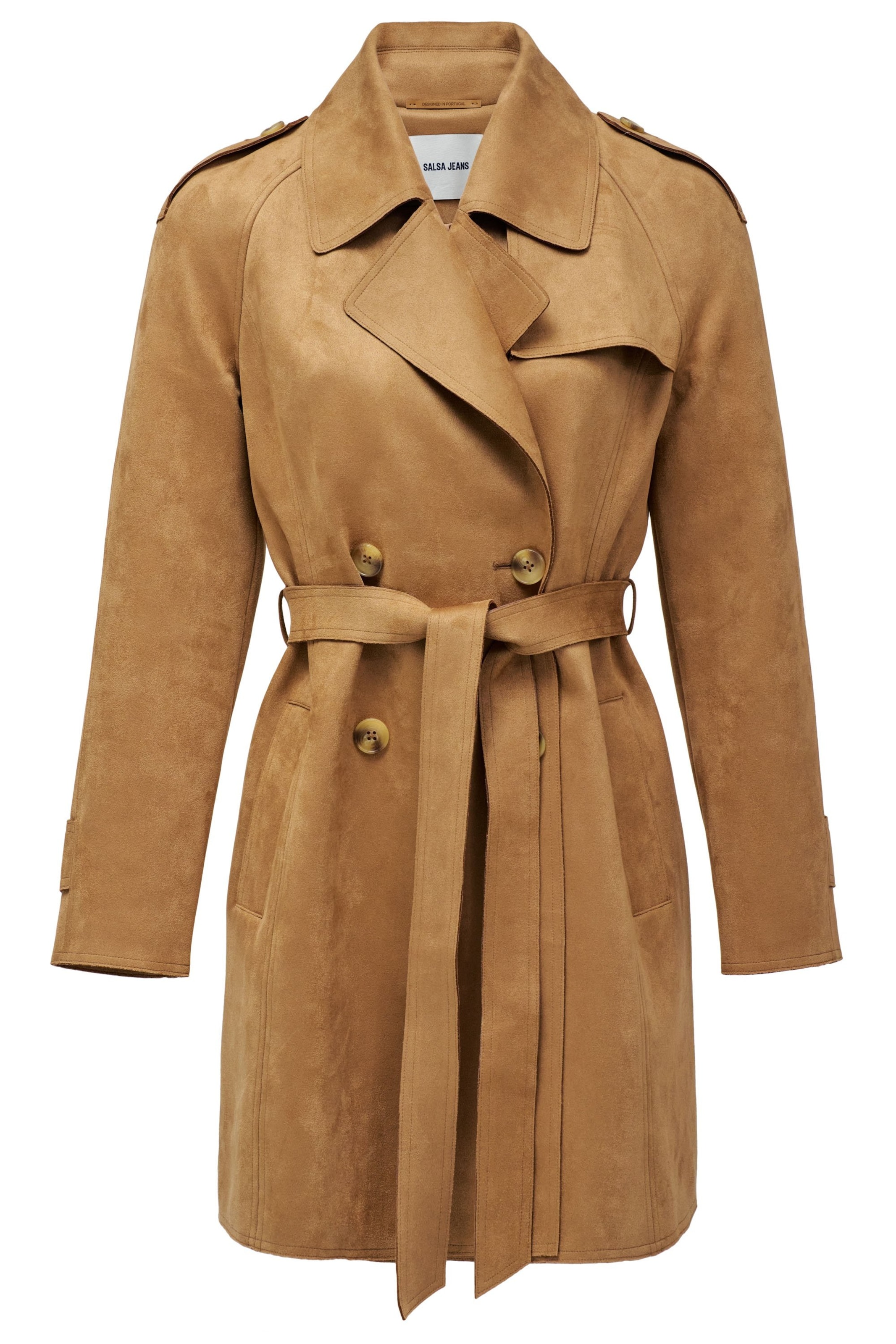 Salsa Jeans Winterjas in Bruin: voorkant