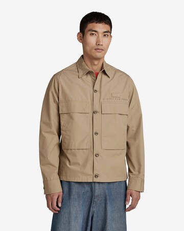 Veste mi-saison G-Star RAW en beige : devant