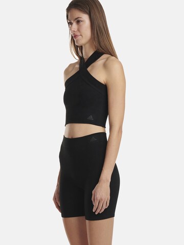 ADIDAS SPORTSWEAR Bralette Bra ' HALTER BRALETTE ' in Black