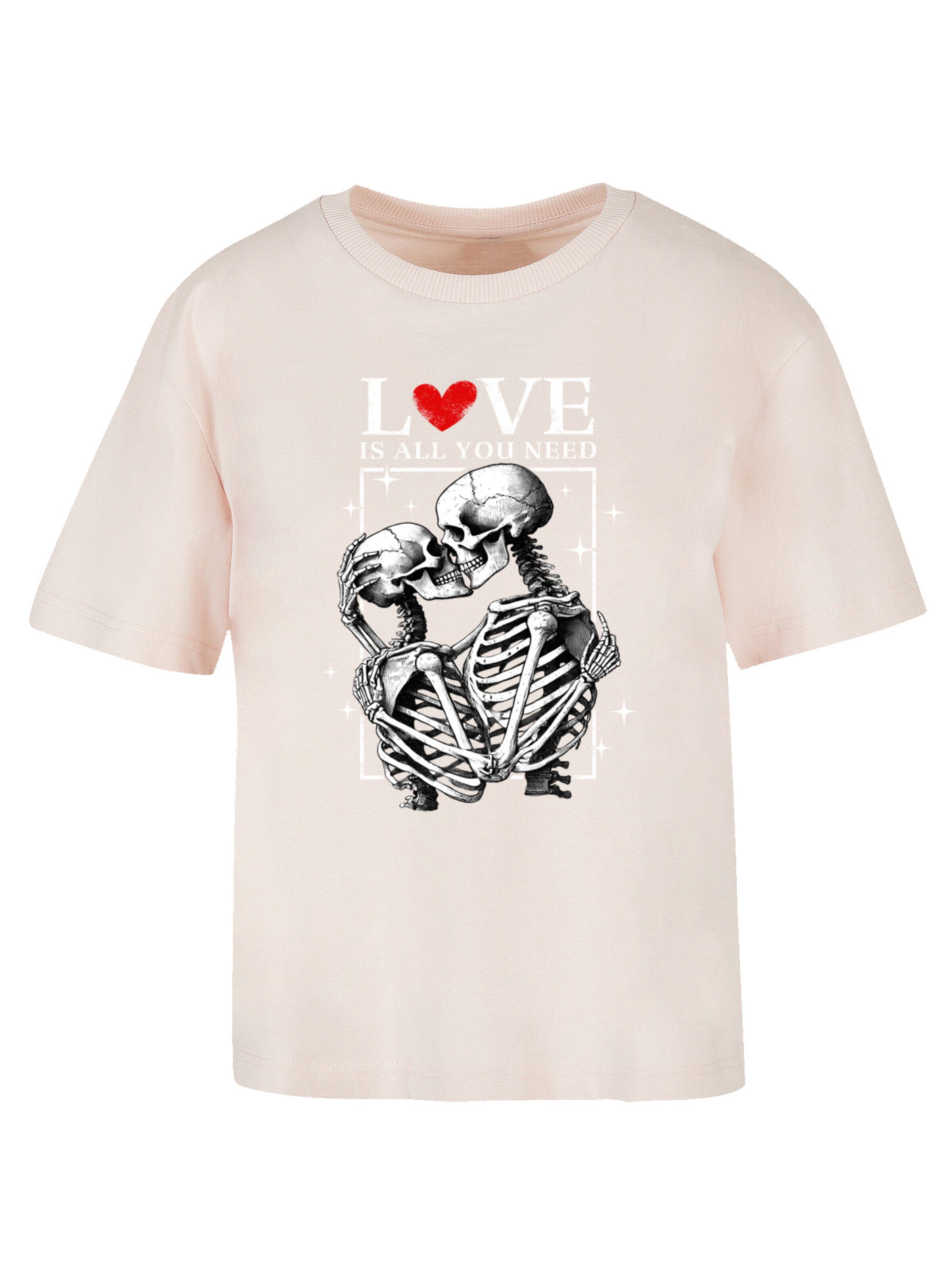 F4NT4STIC T-Shirt 'Love is all you need' in Pink: Vorderseite