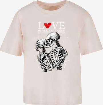 F4NT4STIC T-Shirt 'Love is all you need' in Pink: Vorderseite
