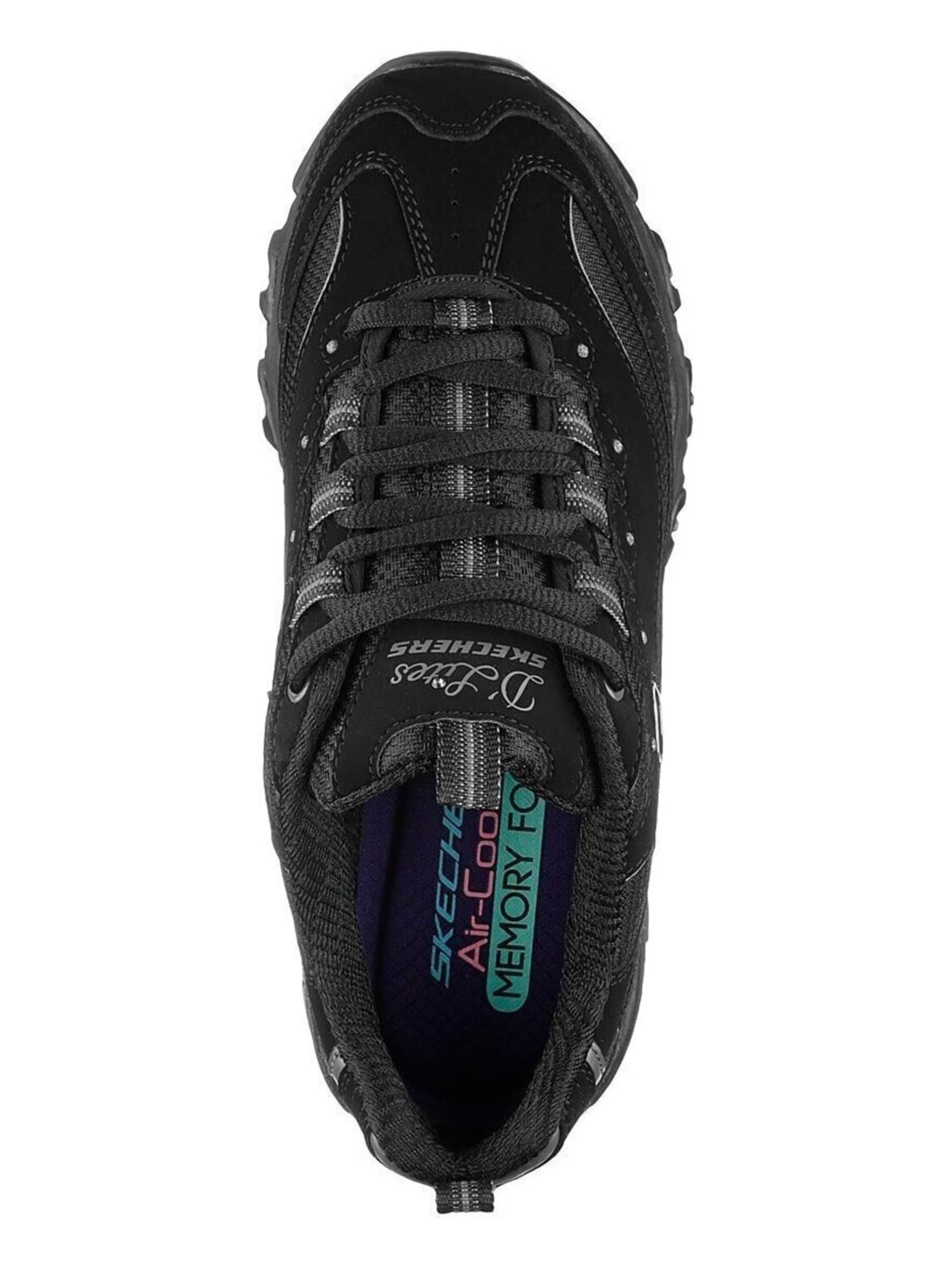 SKECHERS Низкие кроссовки 'D'Lites Biggest Fan' в Черный