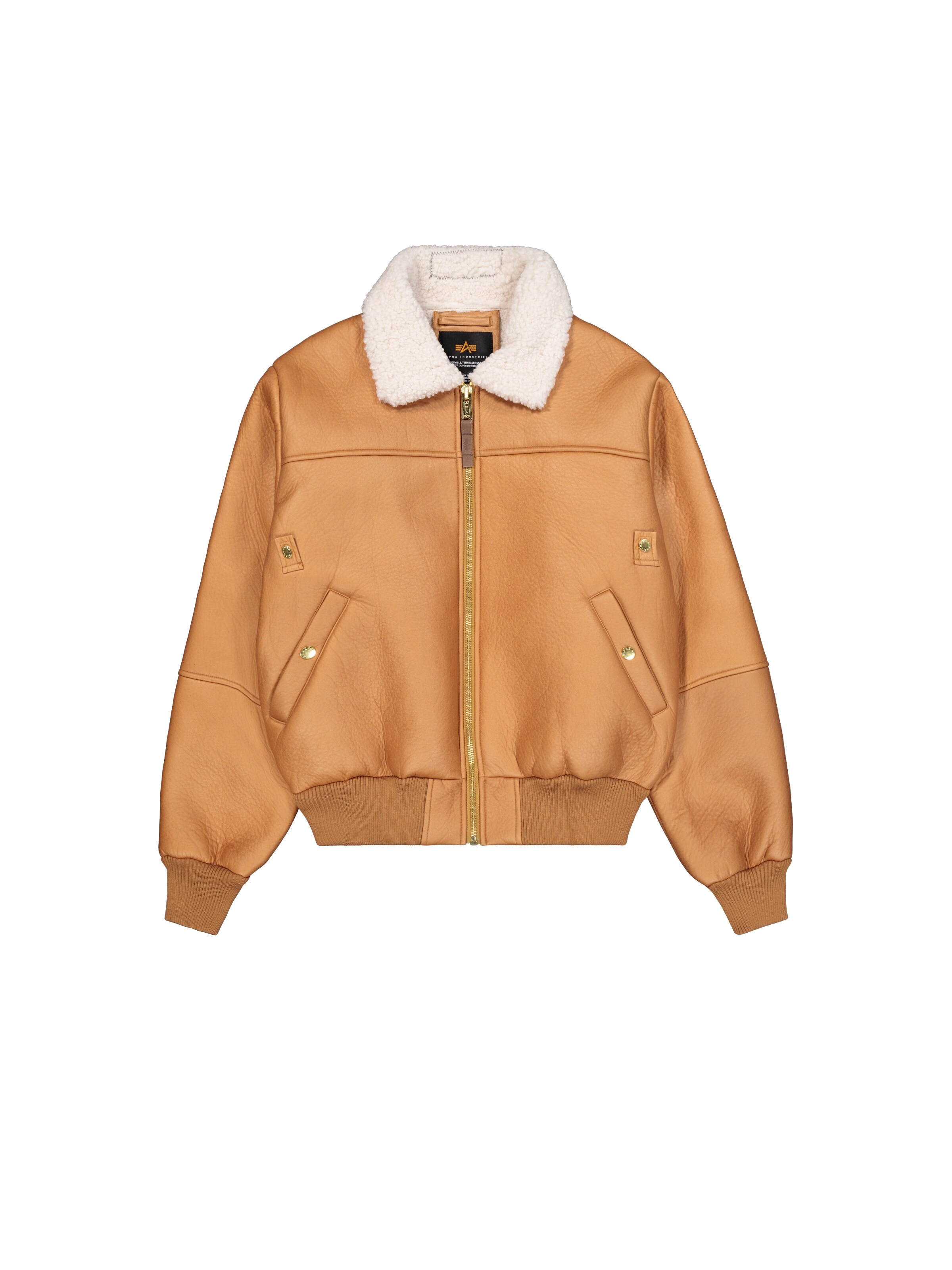 ALPHA INDUSTRIES Χειμερινό μπουφάν 'B-15 Modified' σε μπεζ: μπροστά