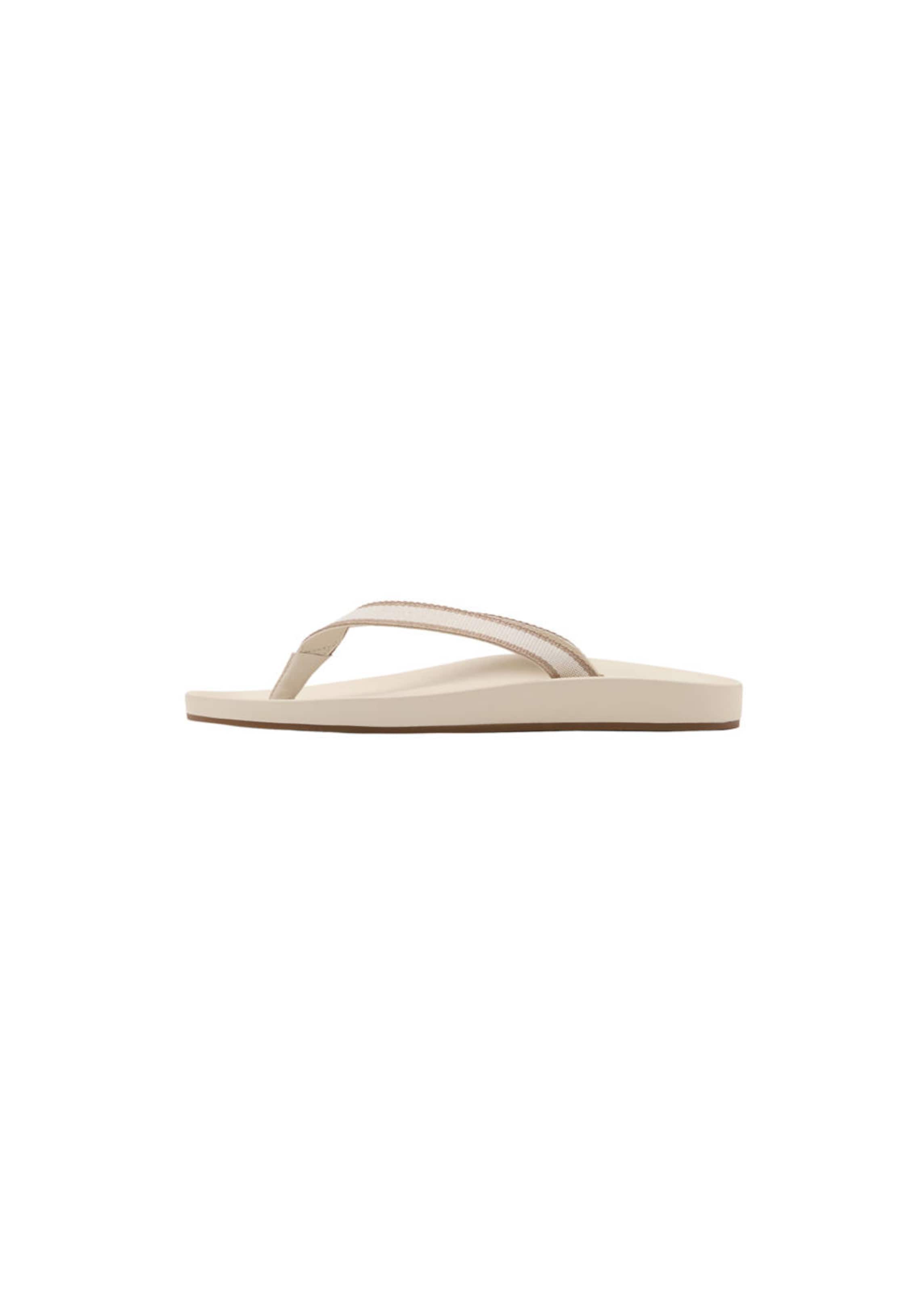 MANGO MAN T-Bar Sandals in White: front