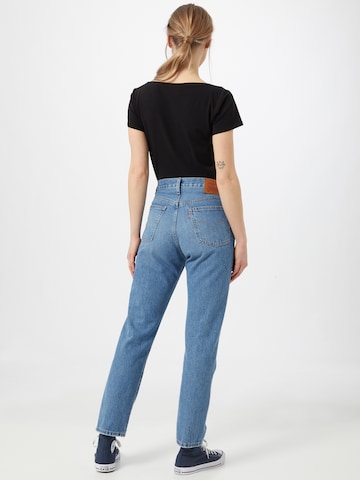 LEVI'S ® Regular Jeans '501® Crop' in Blauw