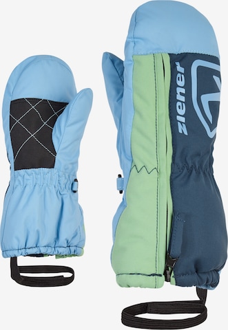 ZIENER Athletic Gloves 'LEON' in Blue: front