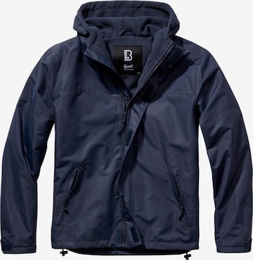 Brandit Between-season jacket in Blue: front